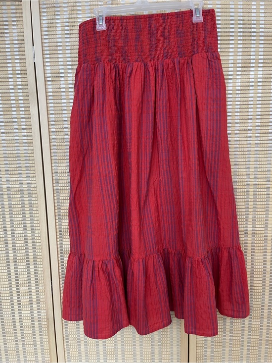 Universal Thread Dresses & Skirts - Universal Thread Red & Blue Tiered Midi Skirt